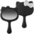 Noir Hand Held Mirror